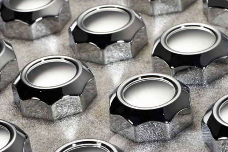 Stainless nut colored by a powdercoating perth company